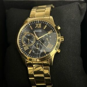 Guess Gold Chronograph Watch